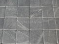 Pavés d'ardoise vieilli 15x15x3