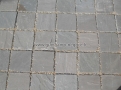 Pavé en grès gris 14x14x3/5