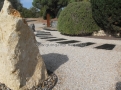 Bloc de rocaille calcaire beige